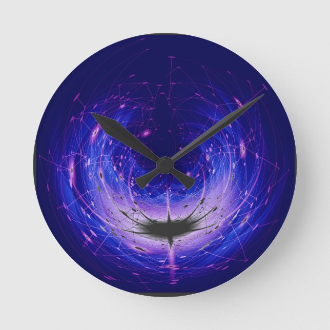 Amberlight Cold Blue Polar Flare = Rund Klocka (Framsida)