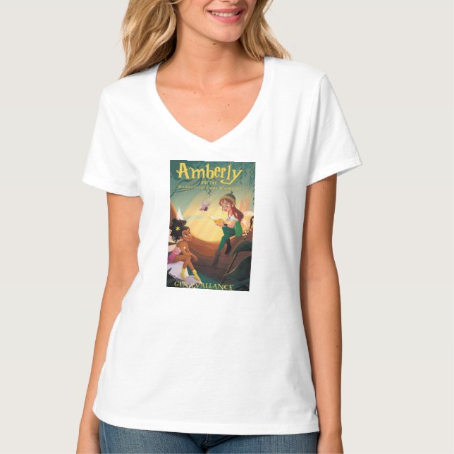 Amberly och Fairy Warriors hemlighet T Shirt (Framsida)