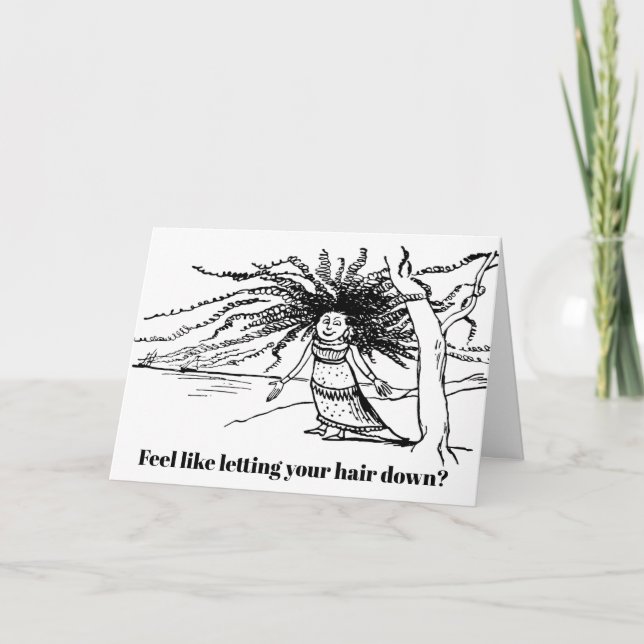 Ambetstidgrattis Edw. Den Lear tecknaden kopplar Kort (Framsida)