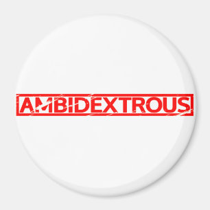 Ambidexterous Frimärke Magnet