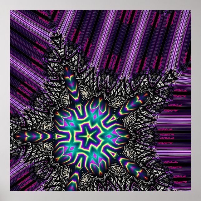 Ambient Snowfall - Ken Gage Art Poster (Framsidan)