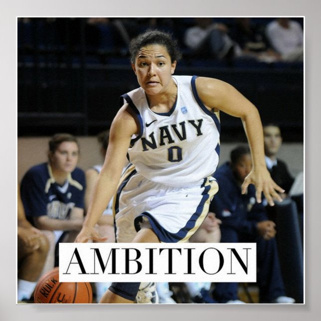 Ambition - Basketball Motivational Poster (Framsidan)
