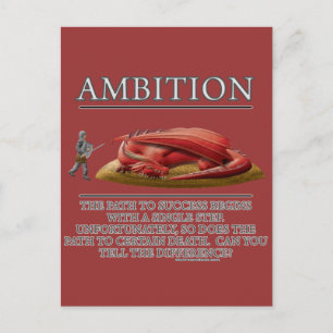 Ambition Fantasy (de)Motivator Vykort
