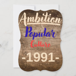 Ambition: Folkkultur