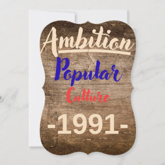Ambition: Folkkultur