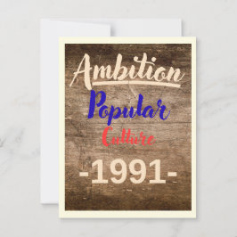 Ambition: Folkkultur Vykort