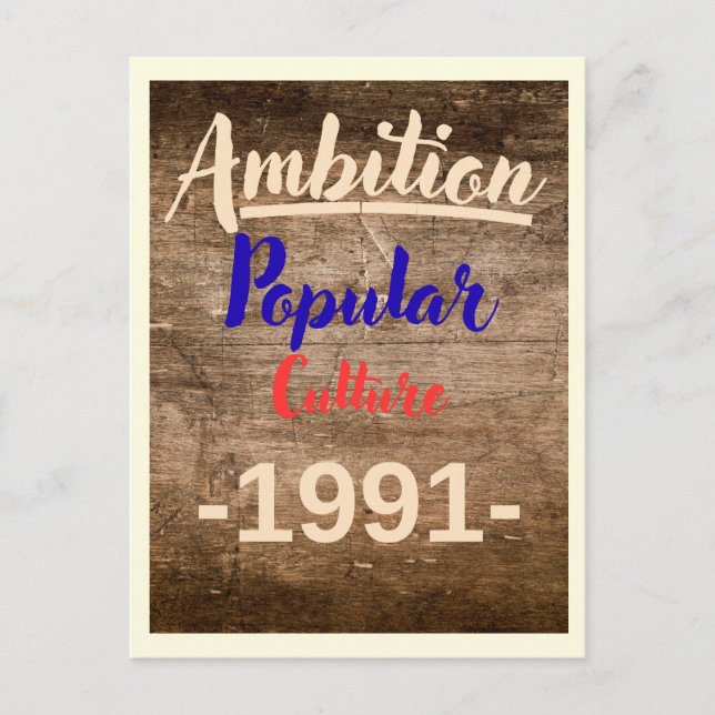 Ambition: Folkkultur Vykort (Framsida)