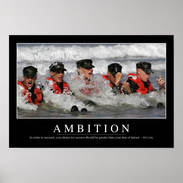 Ambition: inspirationsoffert poster (Framsidan)