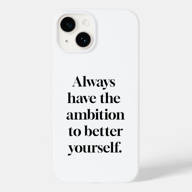 Ambition iPhone-fodral (Baksida)