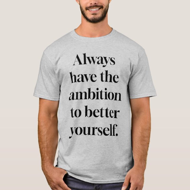 Ambition Manar Basic T-Shirt (Framsida)