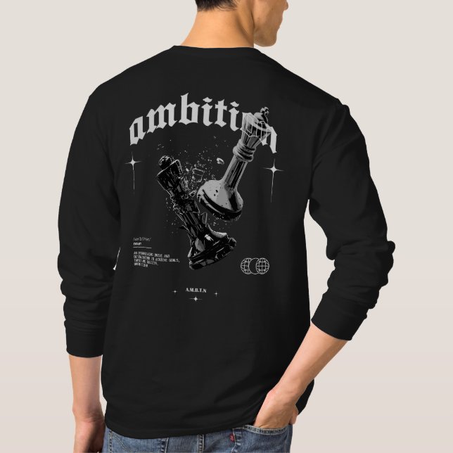 Ambition Modern Streetwear T Shirt (Baksida)