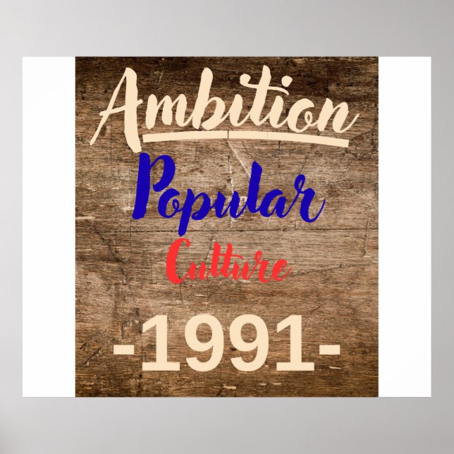 Ambition: Popular Culture Poster (Framsidan)