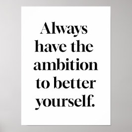Ambition Poster