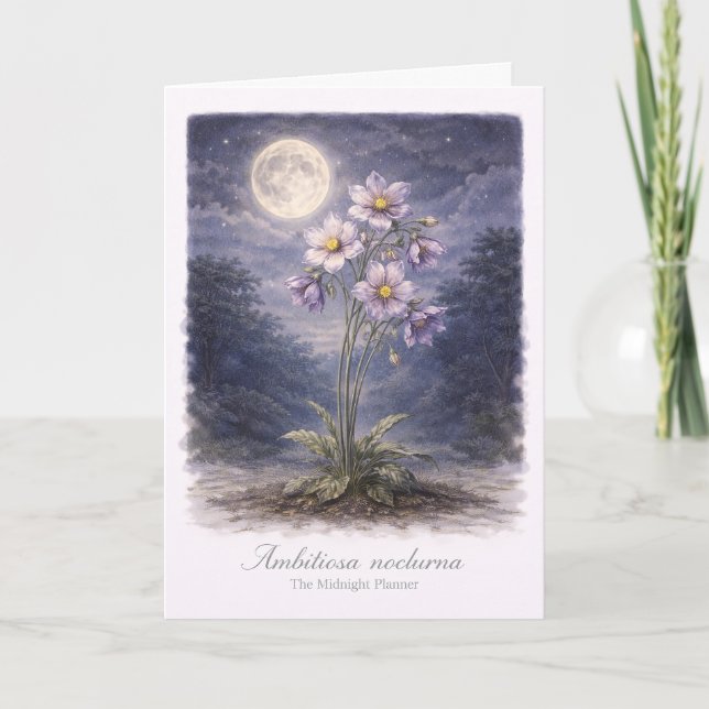 Ambitiosa Nocturna - Midnattens Planerare Kort (Framsida)