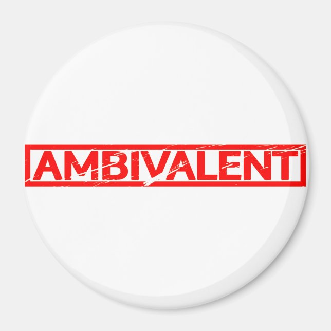 Ambivalent Frimärke Magnet (Framsidan)