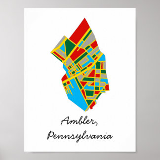 Ambler, PA-arkivprojektionsyta Poster