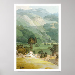 Ambleside, 1786 (med penna och bläck över grafit) poster