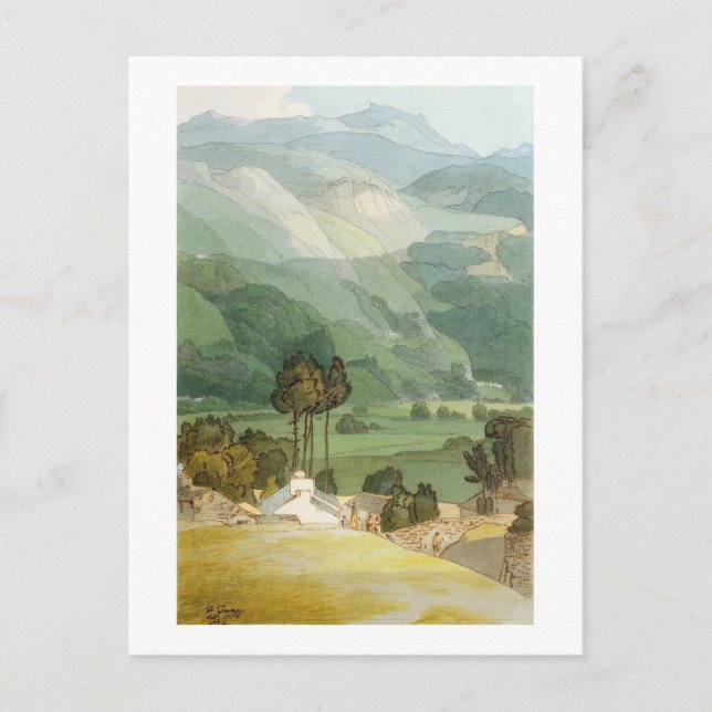 Ambleside, 1786 (med penna och bläck över grafit) vykort (Framsida)