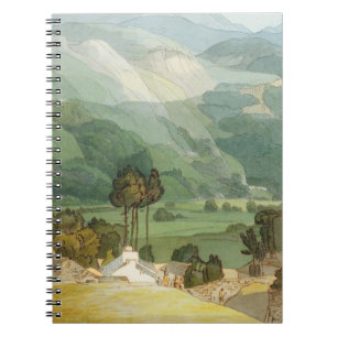 Ambleside 1786 (med skriva w/c och bläck över anteckningsbok med spiral