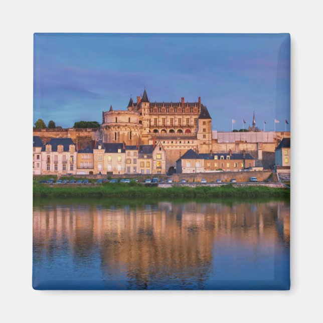 Amboise Castle, Loire Valley, Frankrike Magnet (Framsidan)