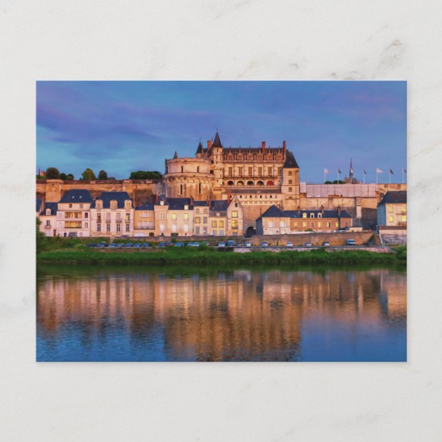 Amboise Castle, Loire Valley, Frankrike Vykort (Framsida)