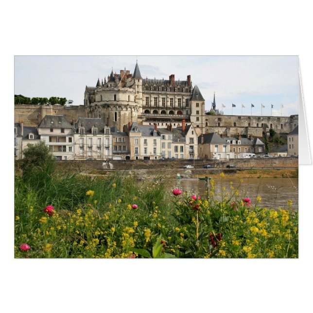 Amboise Royal Castle Hälsningskort (Framsidan Horizontal)