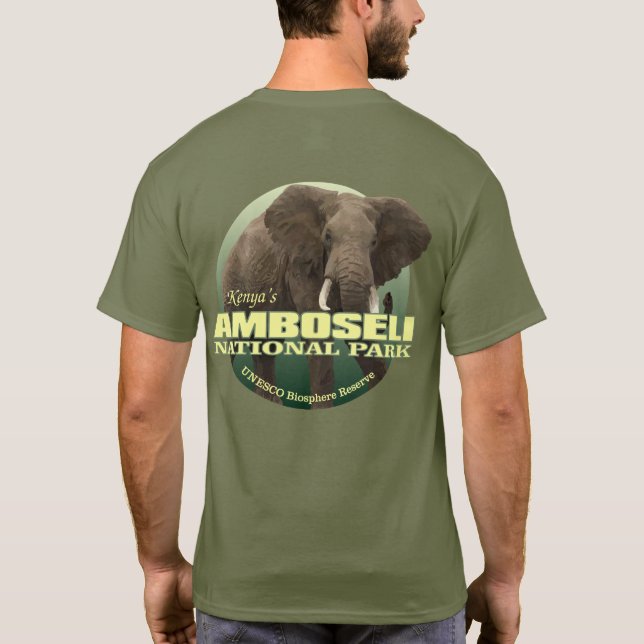 Amboseli NP (African Elephant) WT T Shirt (Baksida)