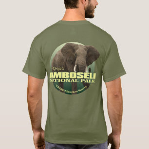 Amboseli NP (afrikansk elefant) VIKT T Shirt