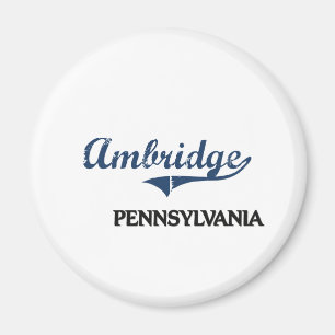 Ambridge Pennsylvania stadsklassiker Magnet
