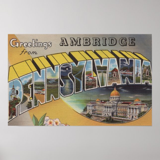 Ambridge, Pennsylvania - Stora Brev Scenes Poster (Framsidan)