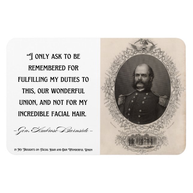Ambrose Burnside Magnet (Horisontell)