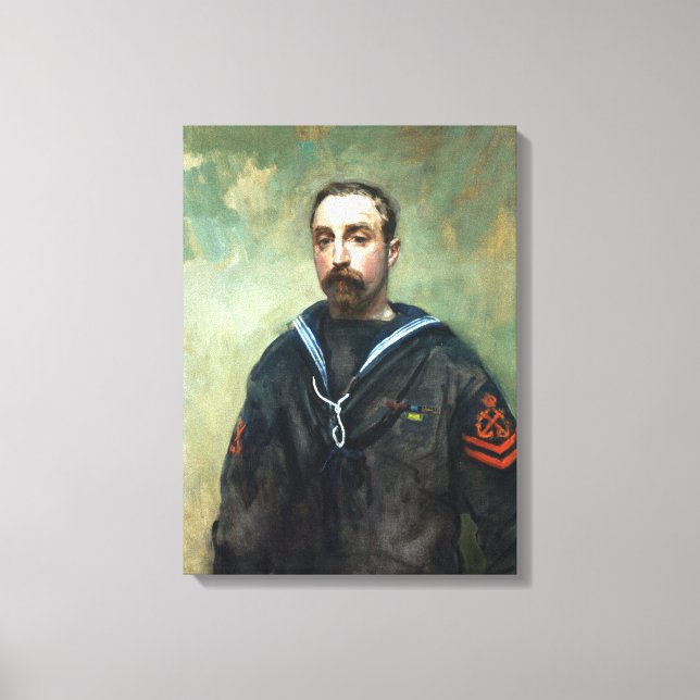 Ambrose McEvoy Petty Officer E. Pitcher Canvastryck (Framsida)