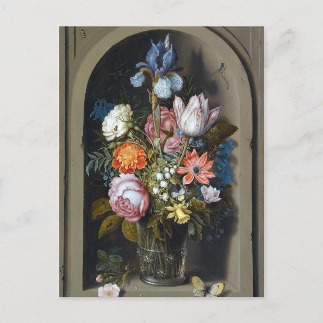Ambrosius Bosschaert, äldre A still Life Vykort (Framsida)