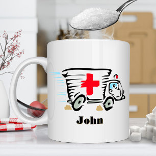 Ambulance Sjukvårdare Medical Kaffemugg
