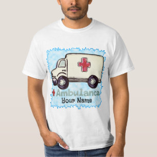 Ambulans EMT sjukvårdare t-shirt