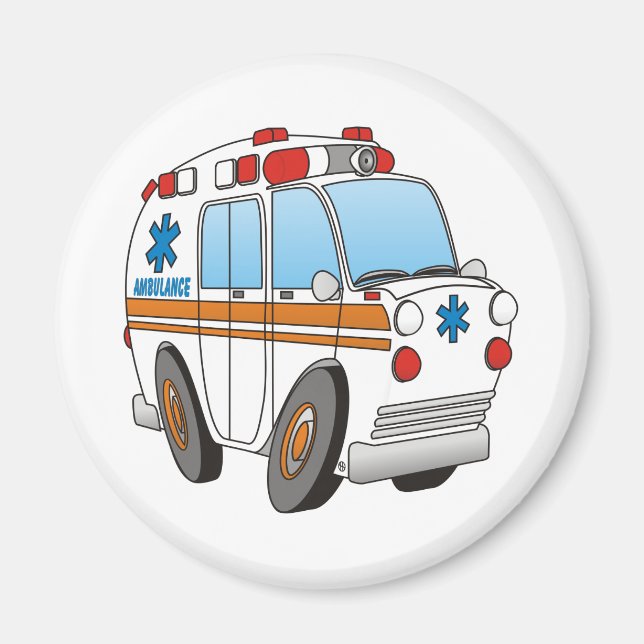 Ambulans Magnet (Framsidan)
