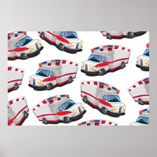 Ambulans Poster (Framsidan)