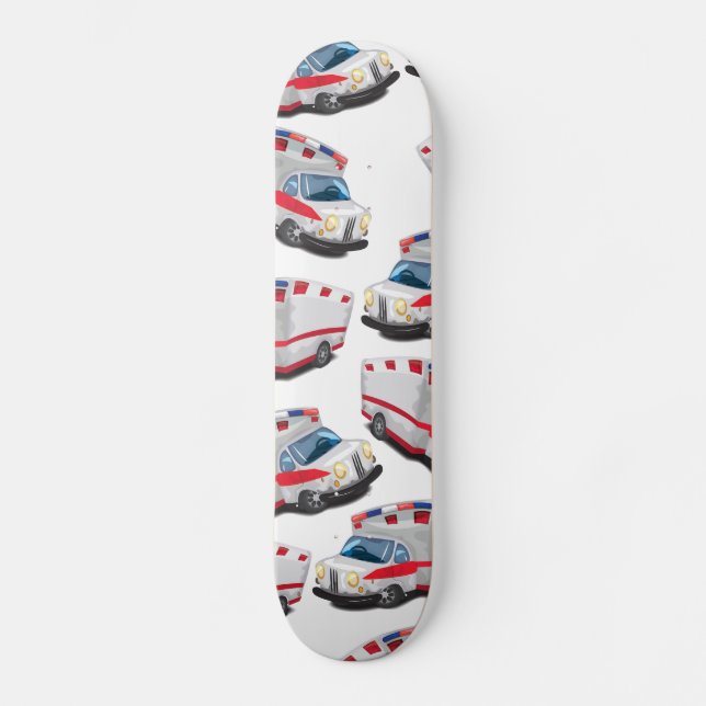 Ambulans Skateboard Bräda 20,5 Cm (Framsida)