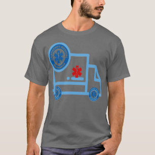 Ambulans var två medicinska Akut T Shirt