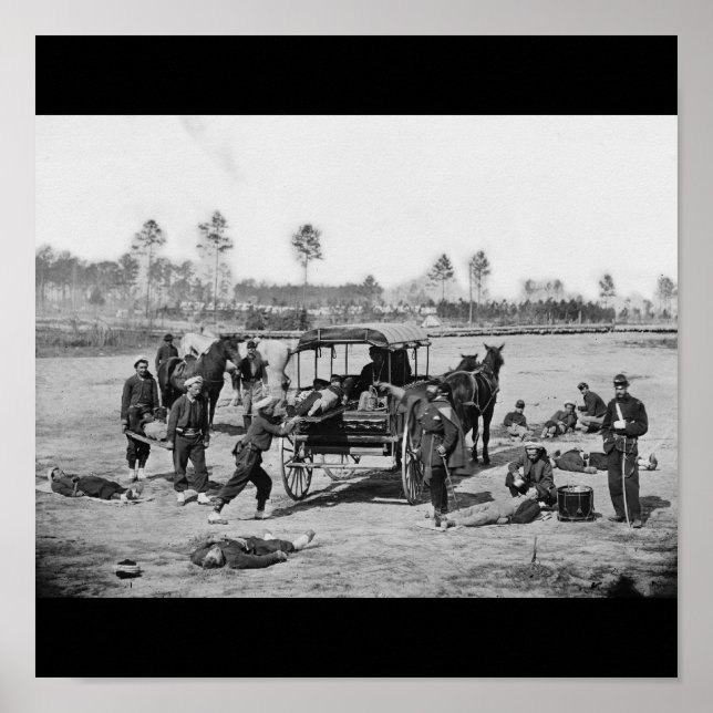 Ambulansbesättning i Krig Poster (Framsidan)