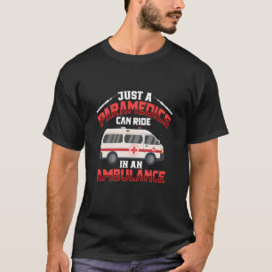 Ambulansdrivrutin för första sjukvårdare-svarare t shirt