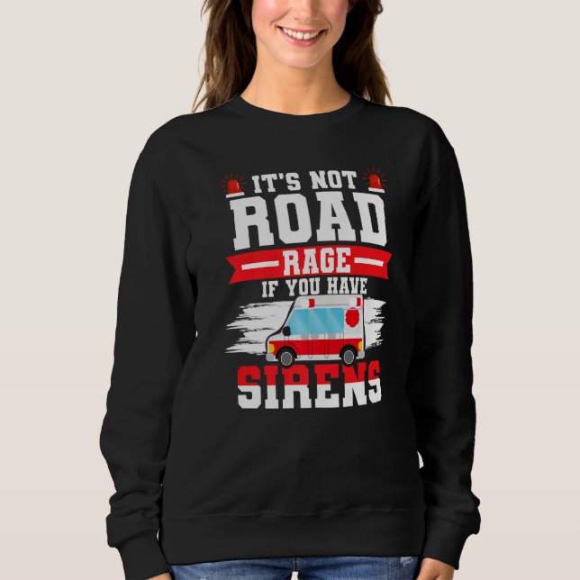 Ambulansdrivrutin Sjukvårdare T Shirt (Framsida)