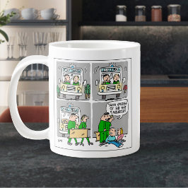Ambulansförare eller ambulanssjukvårdare jumbo mugg