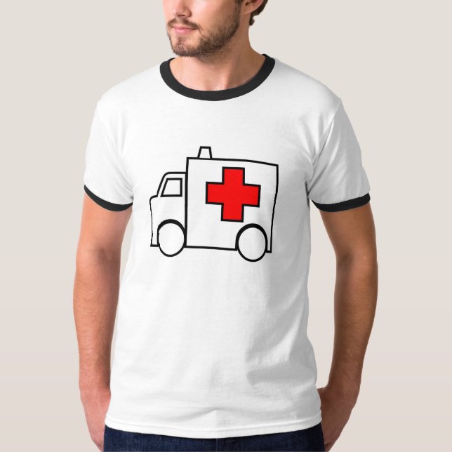 Ambulansskjorta Tee Shirt (Framsida)