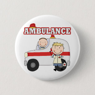 AmbulansT-tröja och gåvor Knapp