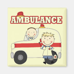 AmbulansT-tröja och gåvor Magnet
