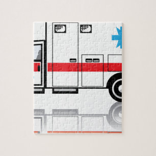 Ambulansvektor Pussel