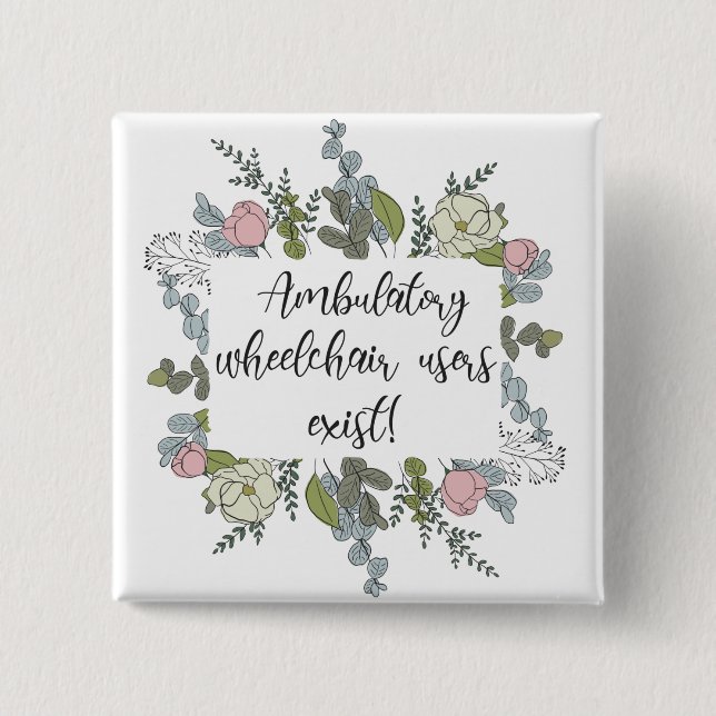 Ambulerande rullstolsanvändare finns knapp (Framsida)