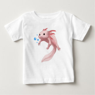 Ambystoma Mexiicanum Cute Axolotl Tonåringars Småb T Shirt