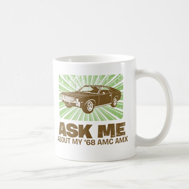 AMC 1968 AMX KAFFEMUGG (Höger)